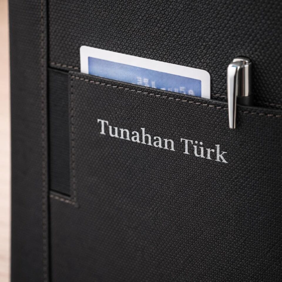 ByGufi İsme Özel Hediye Termo Deri Defter