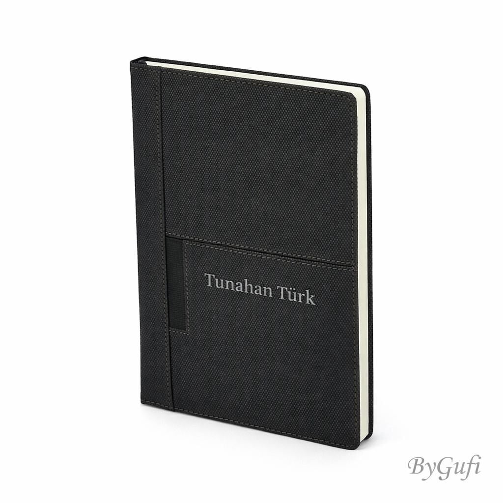 ByGufi İsme Özel Hediye Termo Deri Defter