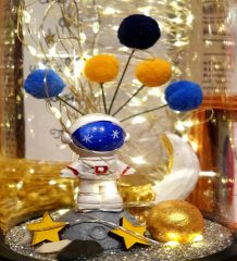 ByGufi Astronot Işıklı Teraryum – LED Işıklı, Dekoratif, Hediyelik, Özel Tasarım