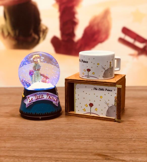 ByGufi Küçük Prens Kar Küresi ve Kutulu Kupa Hediye Seti