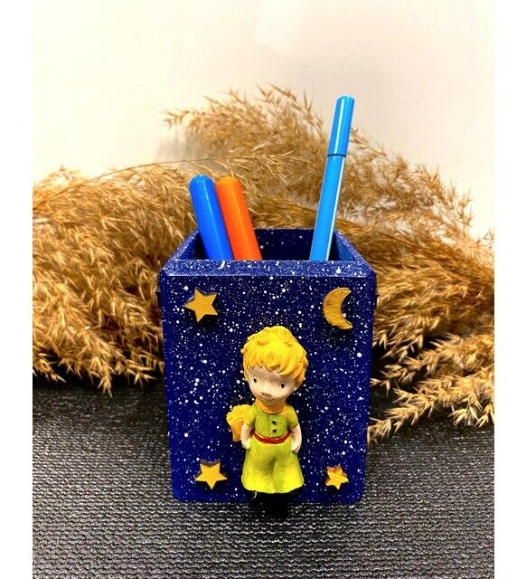 ByGufi Küçük Prensin Dünyası Kalemlik – Özel Tasarım, Dekoratif ve Fonksiyonel, Ev ve Ofis Kullanımı, Koleksiyonluk Hediye