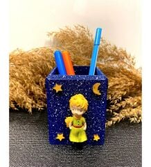 ByGufi Küçük Prensin Dünyası Kalemlik – Özel Tasarım, Dekoratif ve Fonksiyonel, Ev ve Ofis Kullanımı, Koleksiyonluk Hediye