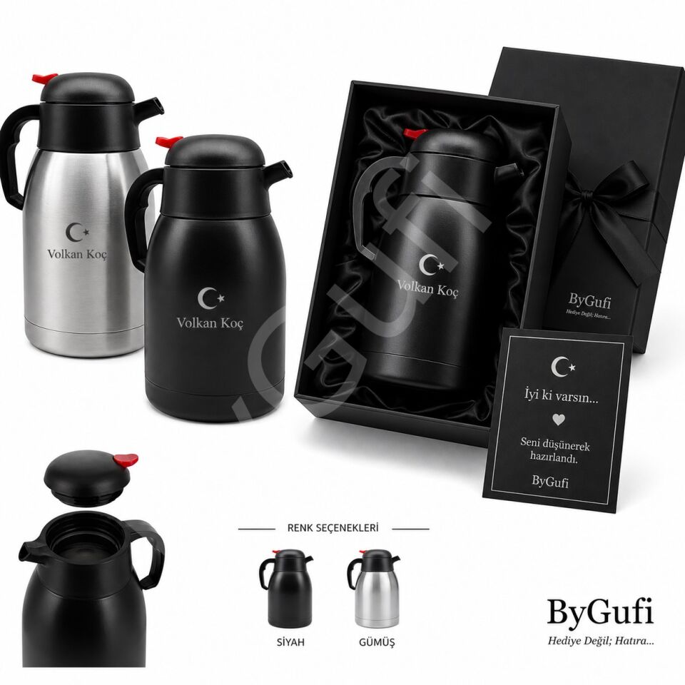 ByGufi Kişiye Özel Hediye Termos