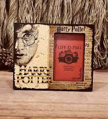 ByGufi Hediyelik Harry Potter Fotoğraf Çerçevesi 1 | Dekoratif, Koleksiyonluk, Ahşap Çerçeve