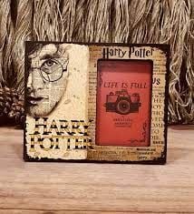 ByGufi Hediyelik Harry Potter Fotoğraf Çerçevesi 1 | Dekoratif, Koleksiyonluk, Ahşap Çerçeve