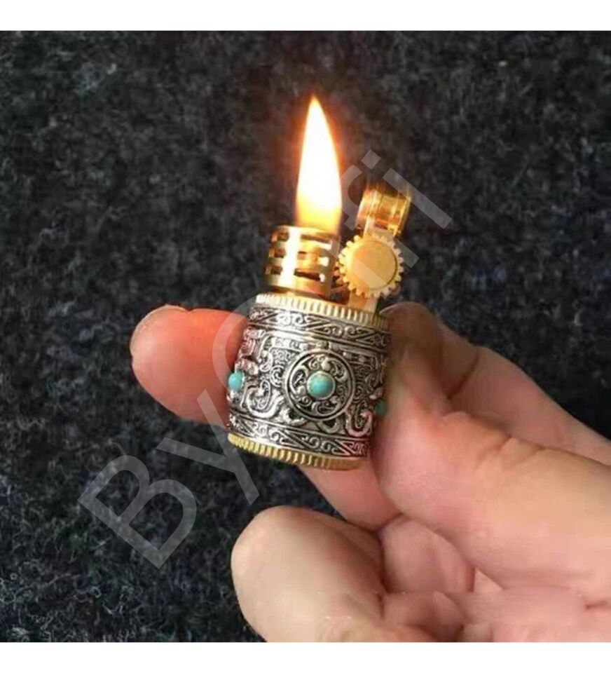 ByGufi Kişiye Özel Hediye Chief Antika Model Yüzük Çakmak