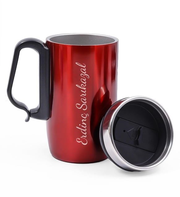 ByGufi Kişiye Özel Termos Defter Roller Kalem Hediye Seti