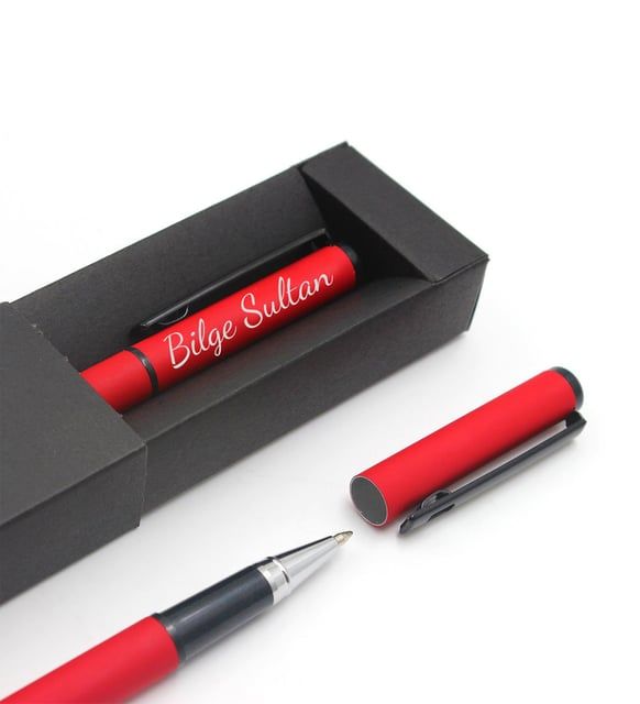 ByGufi Kişiye Özel Termos Defter Roller Kalem Hediye Seti