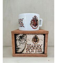 ByGufi Hediyelik Harry Potter Kutulu Kupa 1 | Ahşap Kutulu, Canlı Baskı, Porselen Kupa