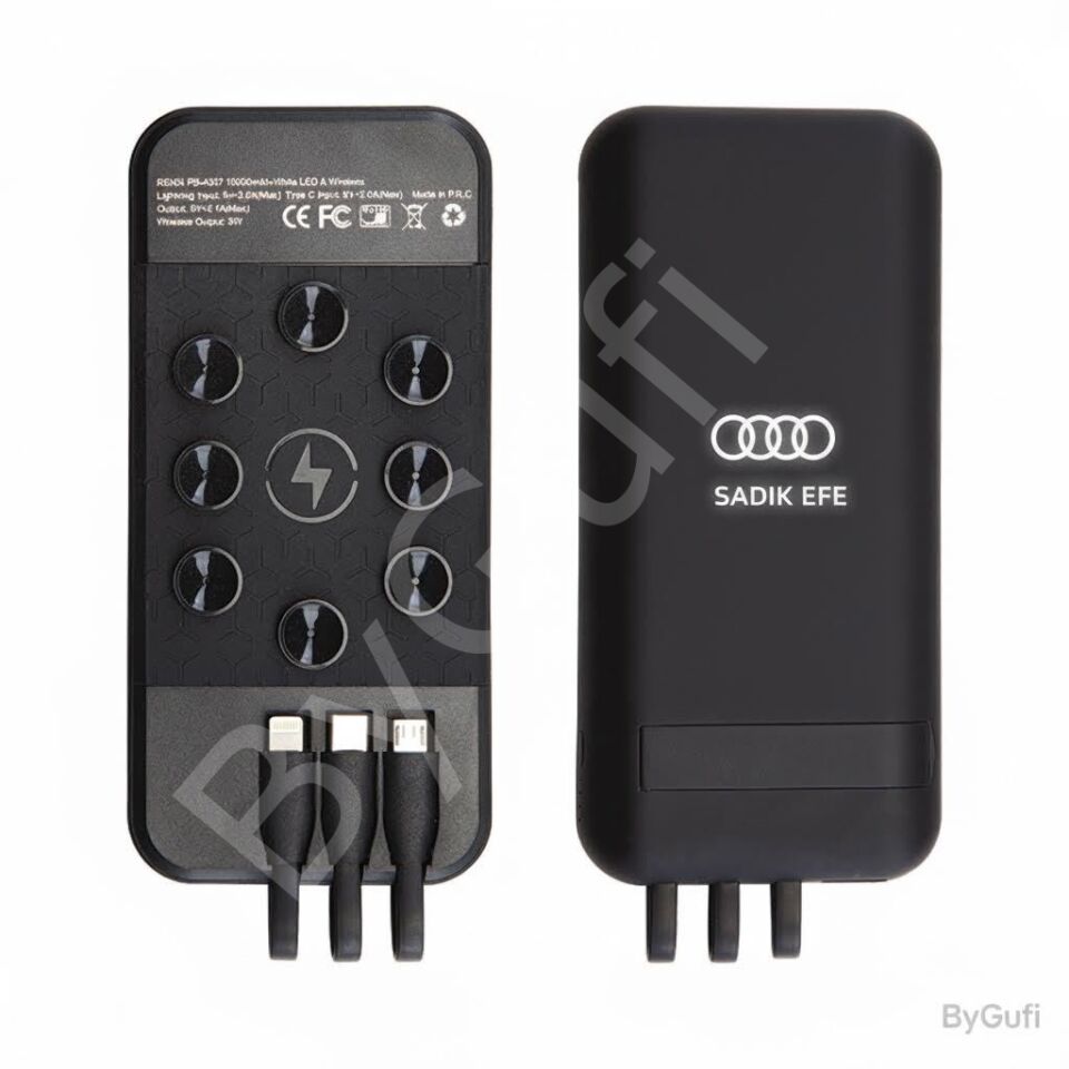 ByGufi Kişiye Özel Hediye 10.000 mAh Powerbank