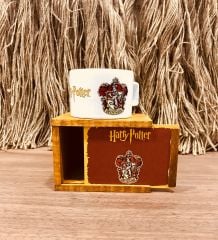 ByGufi Hediyelik Harry Potter Kutulu Kupa 2 | Ahşap Kutulu, Canlı Baskı, Porselen Kupa