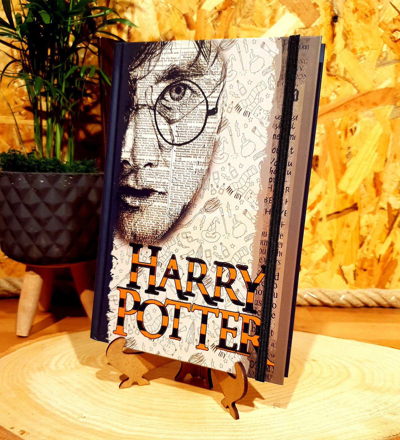 Harry Potter Defter – Özel Tasarım, Kapaklı, Çizgisiz | Hediyelik Defter