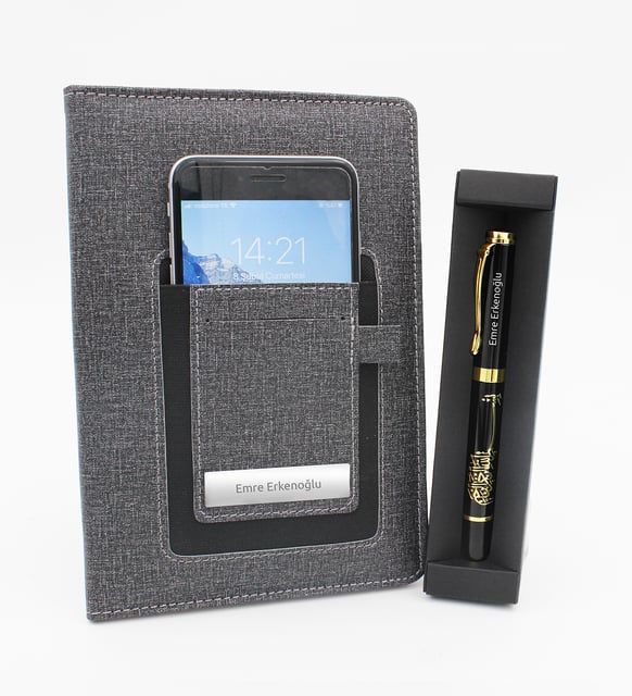 ByGufi İsme Özel Cepli Defter- Besmele Kalem Hediye Seti