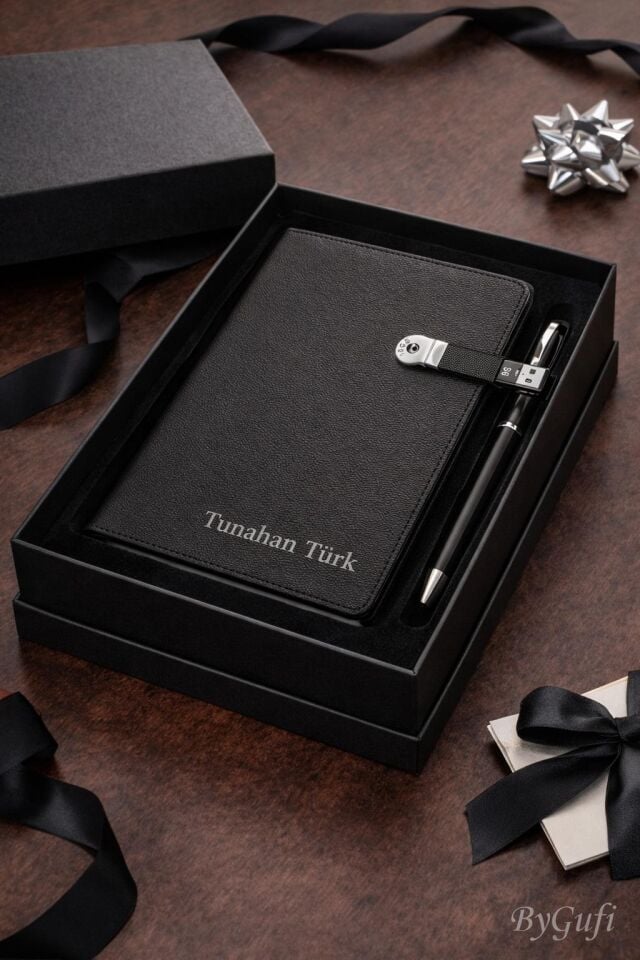 ByGufi Kişiye Özel Hediye USB’li Defter