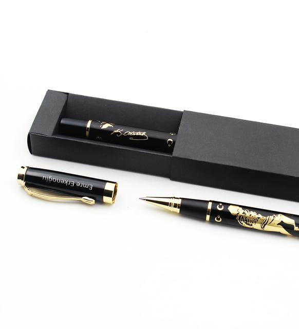 ByGufi İsme Özel Cepli Defter- Ata Kalem Hediye Seti