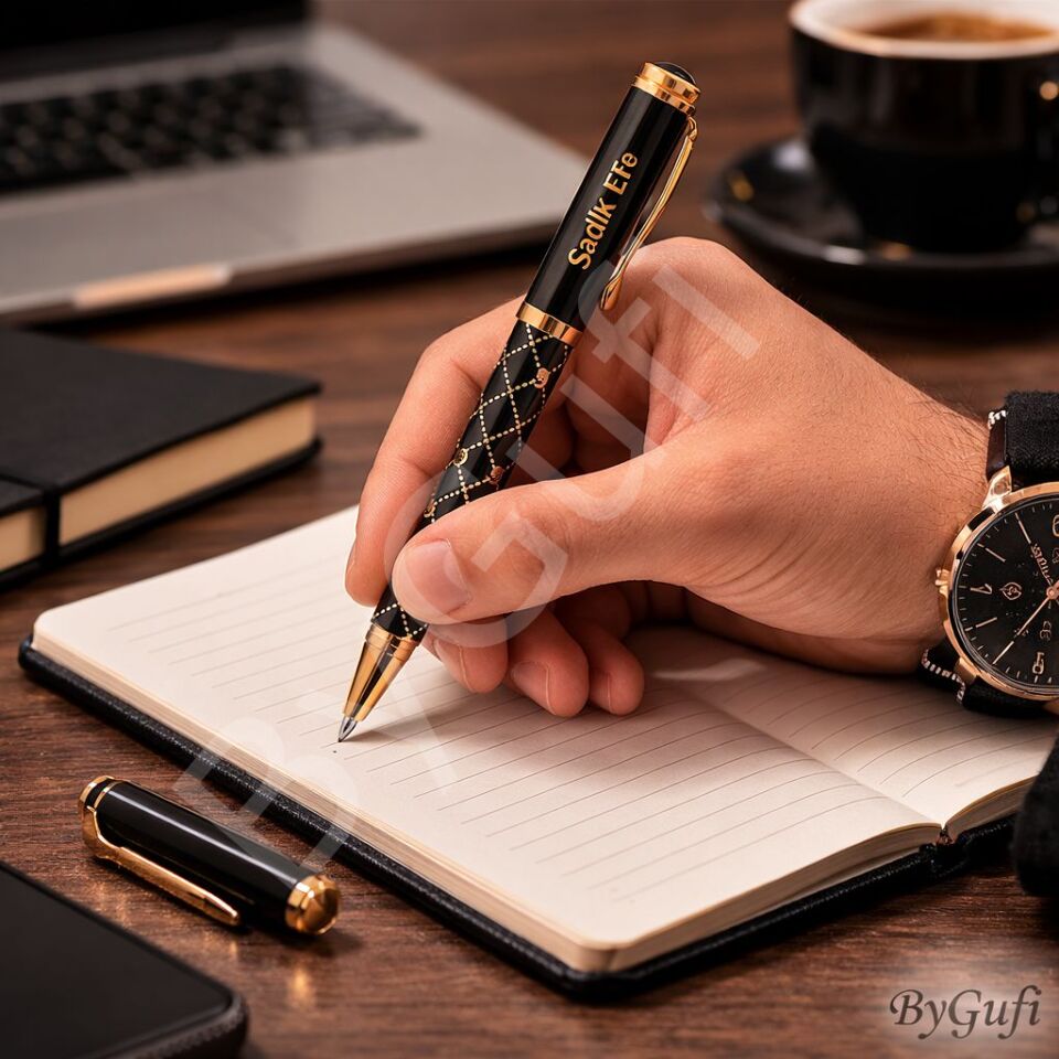 ByGufi Kişiye Özel Hediye Metal Roller Kalem 656