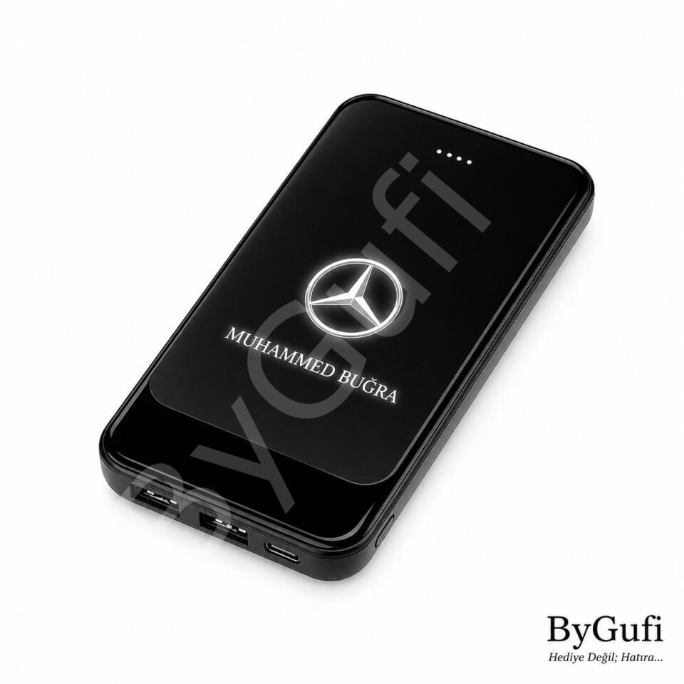 ByGufi Kişiye Özel Hediye 10.000 mAh Powerbank