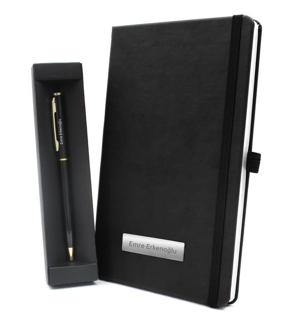 ByGufi İsme Özel Defter - Kalem Hediye Seti