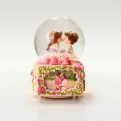 By Gufi Kişiye Özel Foto Çerçeveli Hediye Kar Küresi ve Müzik Kutusu – Büyük Boy – 3D Kabartmalı Tasarım