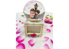 By Gufi Kişiye Özel Foto Çerçeveli Hediye Kar Küresi ve Müzik Kutusu – Büyük Boy 1 – 3D Kabartmalı Tasarım