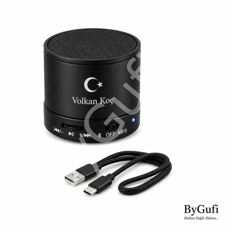 ByGufi Kişiye Özel Hediye Bluetooth Hoparlör