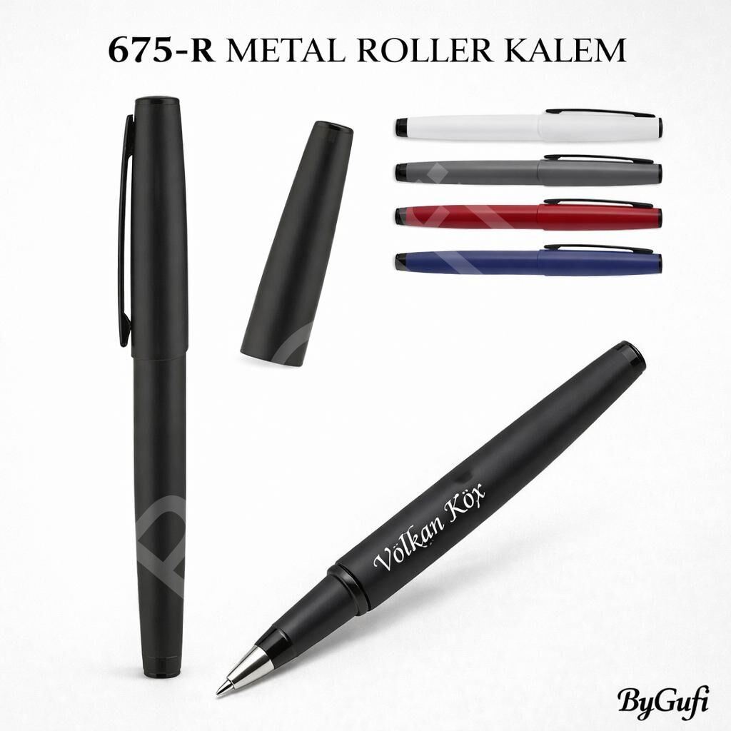 ByGufi Kişiye Özel Hediye Metal Roller Kalem 675