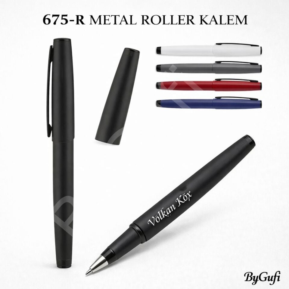 ByGufi Kişiye Özel Hediye Metal Roller Kalem 675
