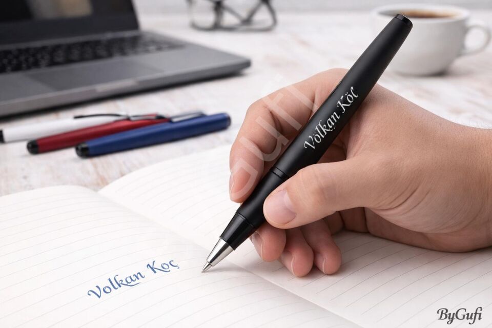 ByGufi Kişiye Özel Hediye Metal Roller Kalem 675