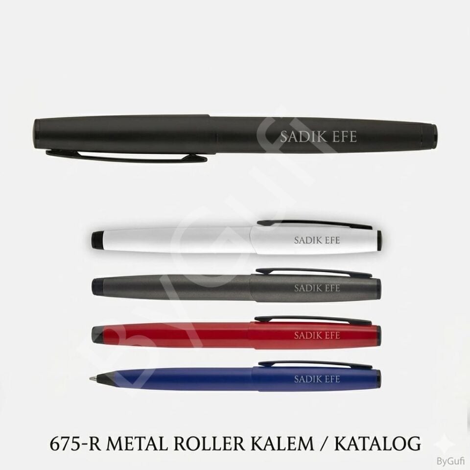 ByGufi Kişiye Özel Hediye Metal Roller Kalem 675