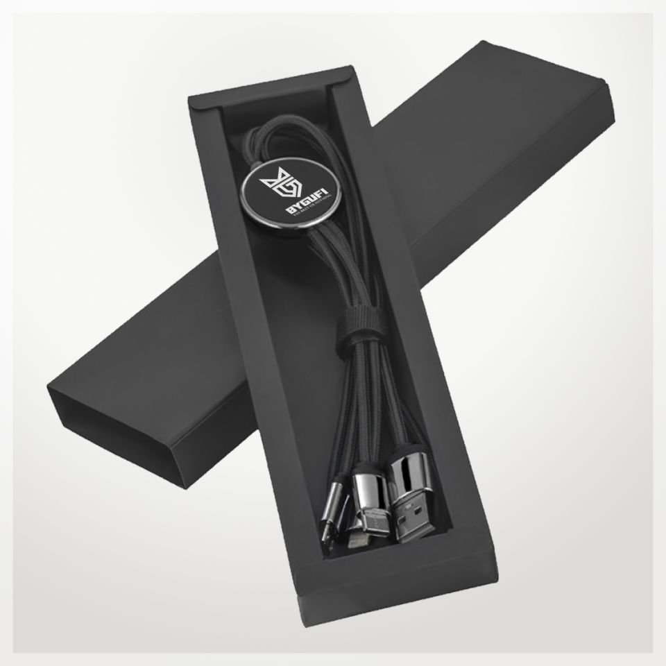 ByGufi İsme Özel Hediye Çoklu Şarj Kablosu