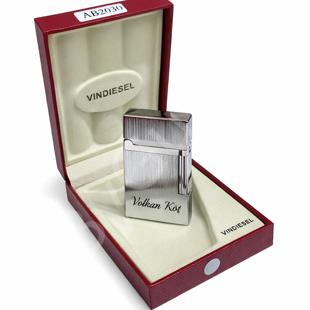 ByGufi İsme Özel Vin Diesel Metal Çakmak | Kişiye Özel Gazlı Çakmak