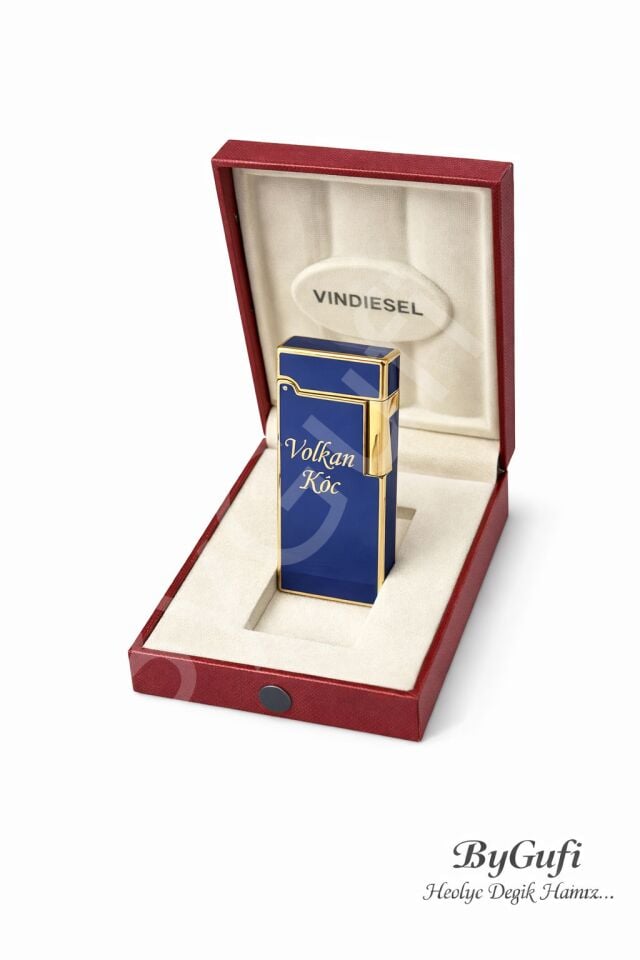 ByGufi İsme Özel Vin Diesel Metal Çakmak | Kişiye Özel Gazlı Çakmak