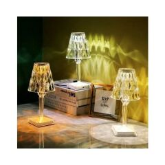 Led Işıklı Dokunmatik Kristal Lamba - 1