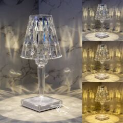 Led Işıklı Dokunmatik Kristal Lamba - 1
