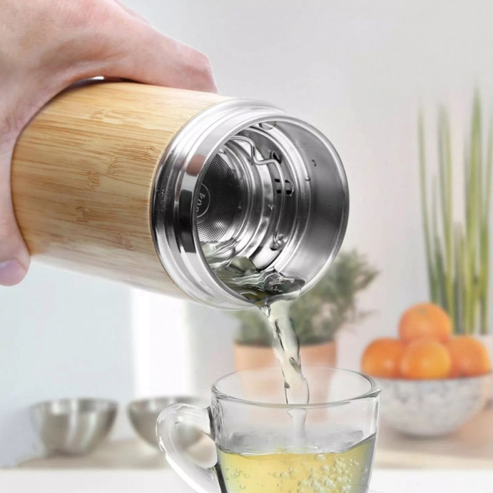 BAMBU ÇELİK TERMOS / 500 ML