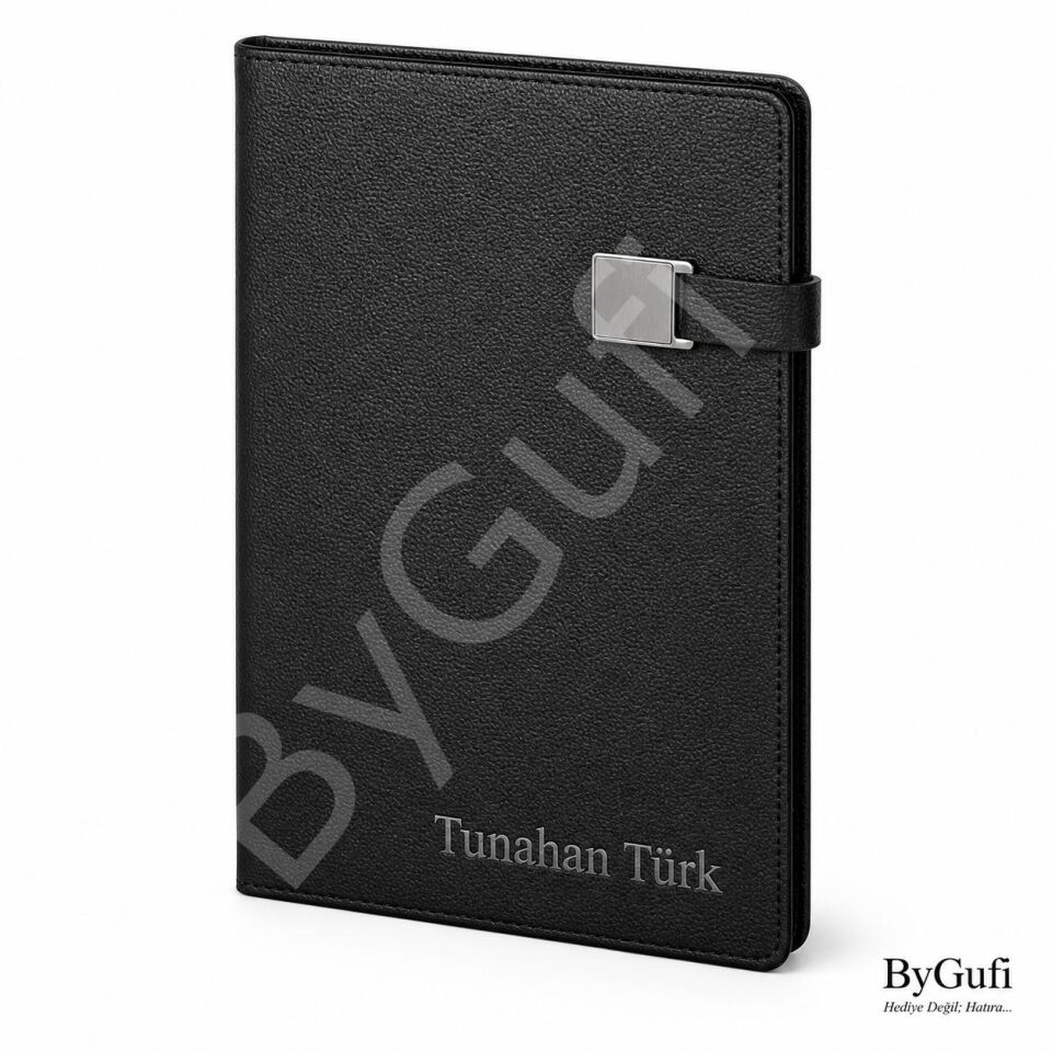 ByGufi Kişiye Özel Hediye Deri Defter