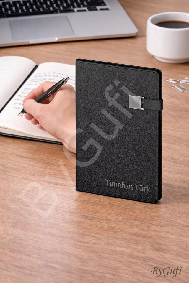 ByGufi Kişiye Özel Hediye Deri Defter