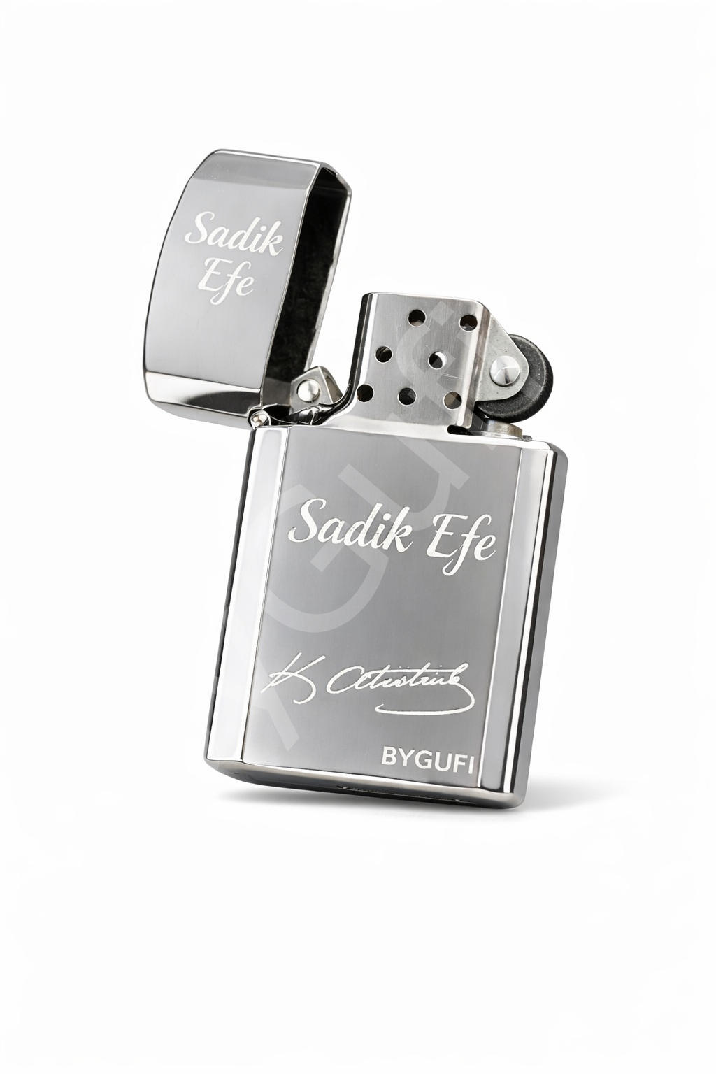 ByGufi Kişiye Özel Orijinal Lotus Benzinli Çakmak