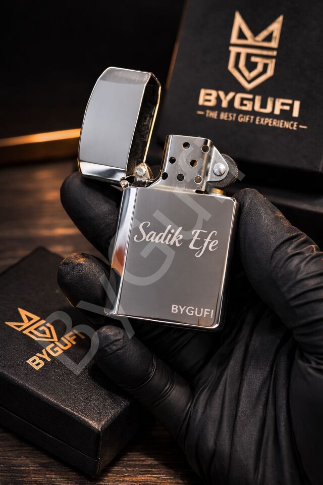 ByGufi Kişiye Özel Orijinal Lotus Benzinli Çakmak