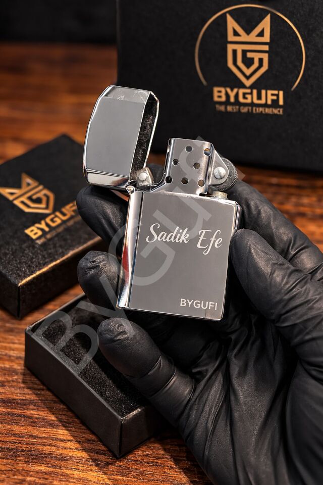 ByGufi Kişiye Özel Orijinal Lotus Benzinli Çakmak