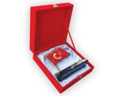 KİŞİYE ÖZEL METAL TÜRK BAYRAĞI - 1
