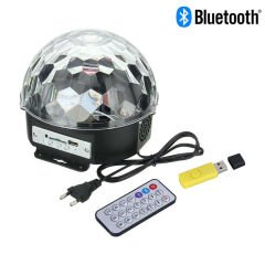 ByGufi Led Işıklı Disko Topu – USB ve SD Girişli, Sese Duyarlı