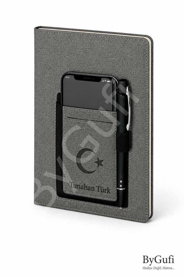 ByGufi Kişiye Özel Hediye Deri Defter