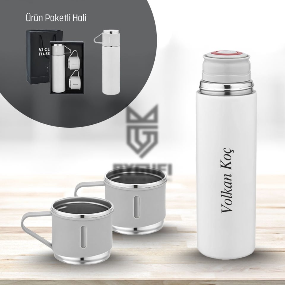 ÇELİK 3'LÜ TERMOS SET / 500 ML
