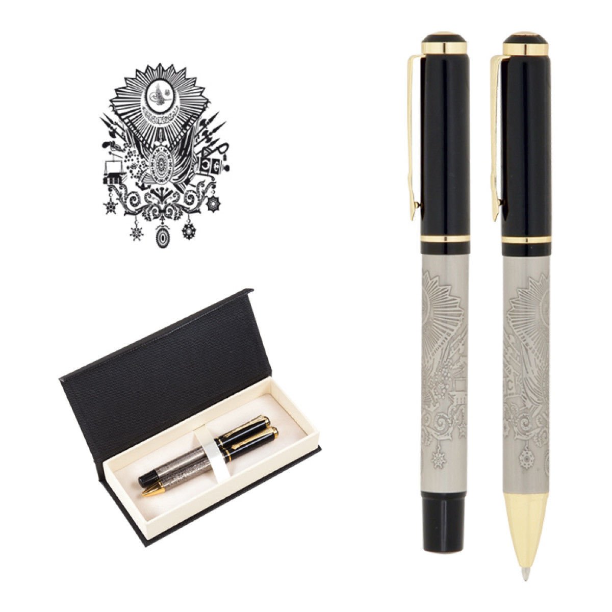ByGufi Kişiye Özel Osmanlı Devleti Armalı Kalem Seti
