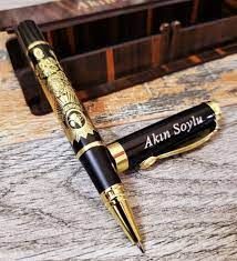 ByGufi İsme Özel Osmanlı Devleti Armalı Kalem Seti