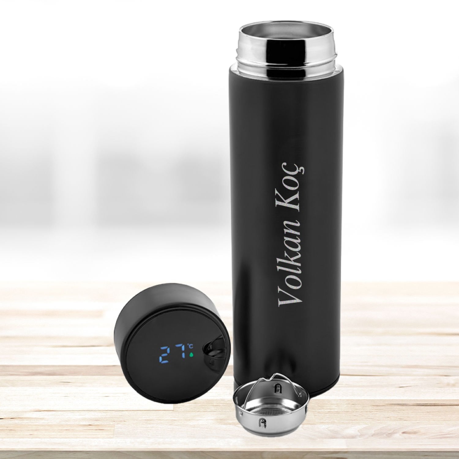 ByGufi İsme Özel Hediye Dereceli Termos