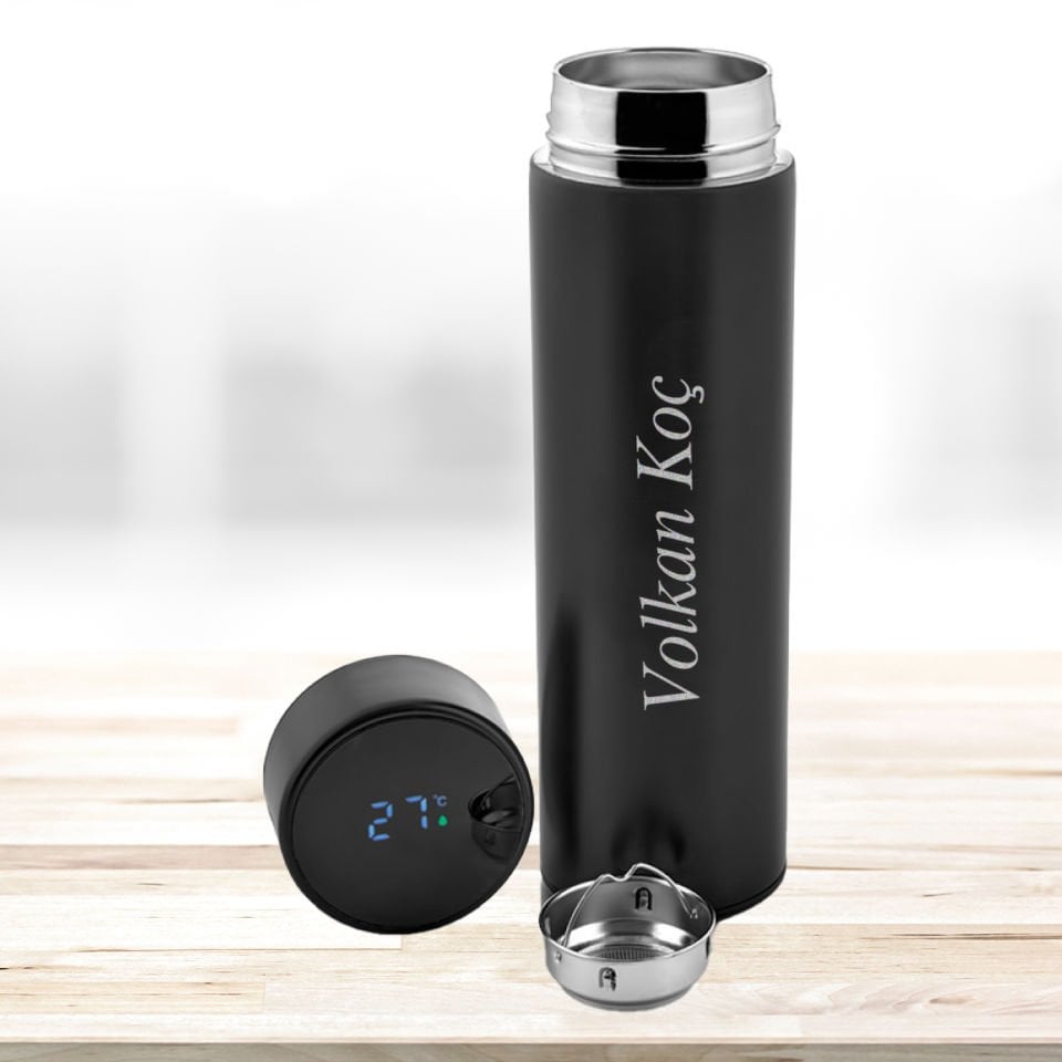 ByGufi İsme Özel Hediye Dereceli Termos