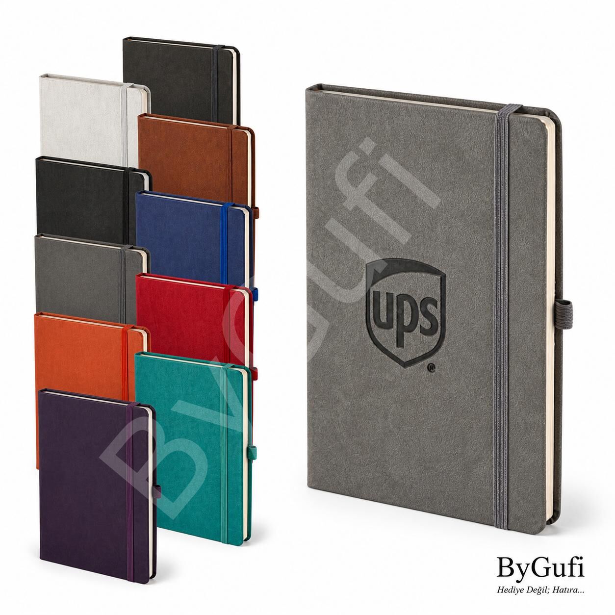 ByGufi Kişiye Özel Hediye Deri Defter