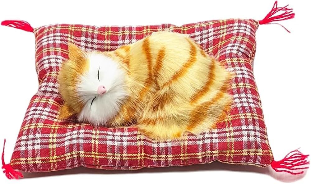 ByGufi Hediye Uyuyan Sesli Peluş Kedi